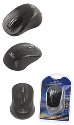 Mysz bez.TM104K Torpedo czarna Esperanza