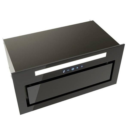 Okap podszafkowy czarne szkło  60 cm  Loteo 60.4 Plus Black GLOBALO