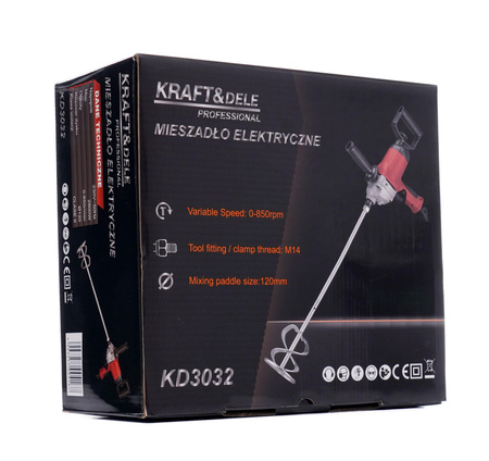 MIESZADŁO ELEKTRYCZNE M14 120mm 2800W KD3032 - KRAFT&DELE