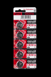 Bateria MAXELL CR2016 5szt./blist.