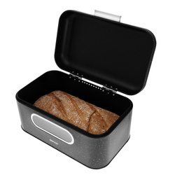 Chlebak stal, czarny marmurek Kinghoff KH-1078