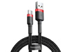 BASEUS Kabel USB Type C 0,5m (CATKLF-A91) Black+Red