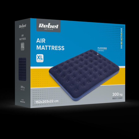 Materac dmuchany dwuosobowy REBEL ACTIVE 203x152x22