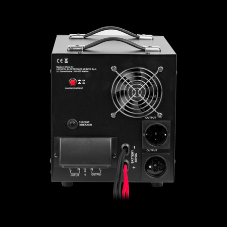 Zasilacz awaryjny KEMOT PROsinus-3500/48 przetwornica z czystym przebiegiem sinusoidalnym i funkcją ładowania 48V 230V 3500VA/2400W