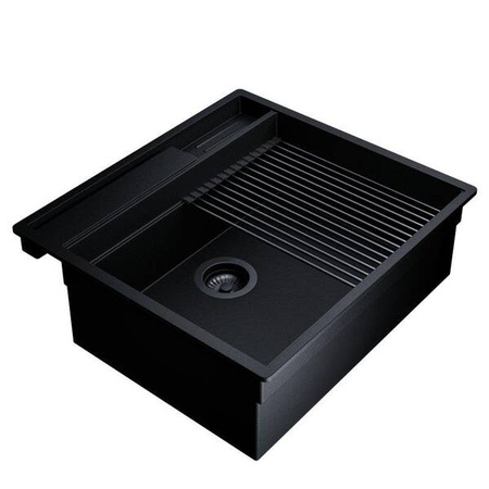 ZLEWOZMYWAK GLOBALO SILVANO 60.1 BLACK/BL MAT GLOBALO