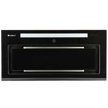 Okap podszafkowy czarne szkło  60 cm  Loteo 60.4 Plus Black GLOBALO