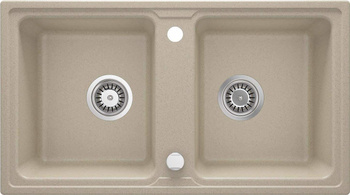 Zlewozmywak granitowy 2-komorowy (ZQZ 7203) - Deante