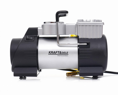 PRZENOŚNY KOMPRESOR SAMOCHODOWY 12V 190W KD1468 - KRAFT&DELE