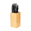 Zestaw noży w bloku bambusowym SNS-5 MPM
