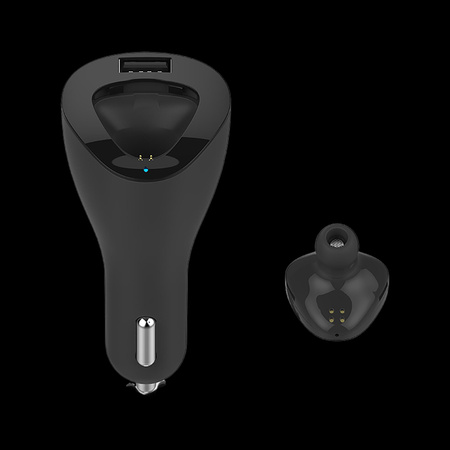 Słuchawka Bluetooth z ładowarką samochodową Kruger&Matz Traveler K1