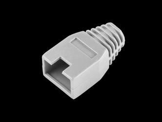 Oslona gumowa wtyku 8p8c RJ45 szara