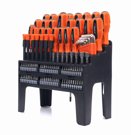 Zestaw śrubokrętów i bitów 122 el. KD10958 - KRAFT&DELE