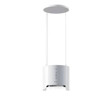 Okap kuchenny jak lampa cichy nowoczesny GLOBALO Arenoflow 39.4 White