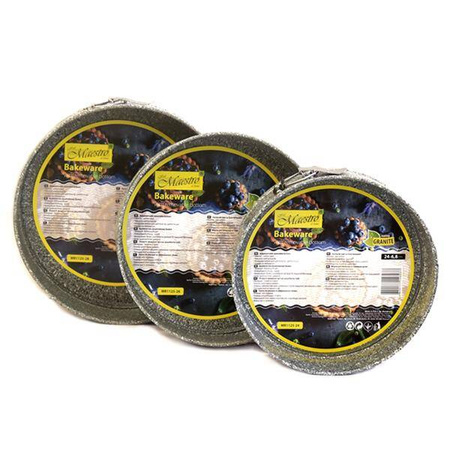 MR-1125 Komplet form do pieczenia Granit 3 elementy (24/26/28 cm)