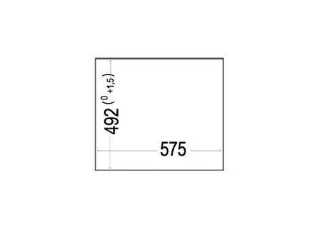 Zlewozmywak FORSQUARE 2B 590 TG KAMIENNY TEKA