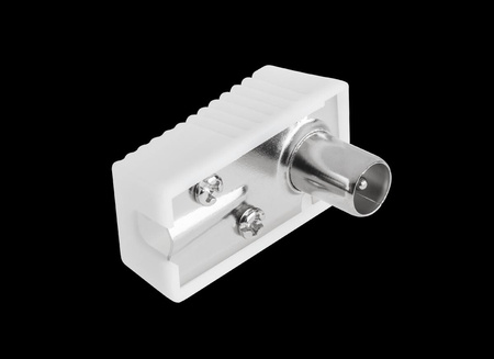 Wtyk anten TV kątowy duży Cabletech