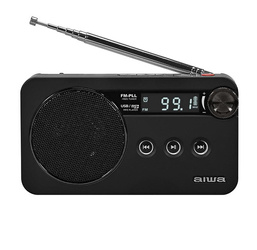 Radio FM AIWA RS-77PLL/BK czarny (8435256810066) - AIWA