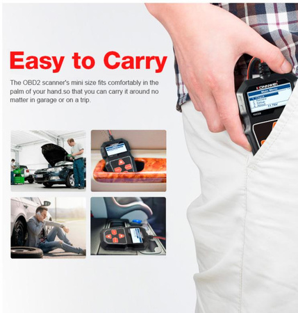 Miernik baterii Konnwei KW208