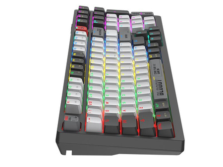 Klawiatura mechaniczna A4TECH BLOODY WS98 Grey WRLS (BLMS RED Plus Switches)