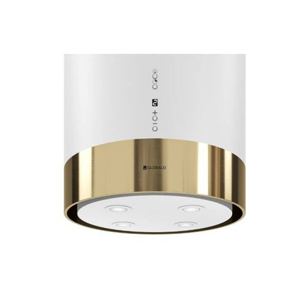 Okap kuchenny GLOBALO Cylindro Isola 39.7 Light Gold Ring GLOBALO