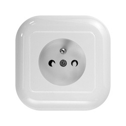 Gniazdo wtyczkowe pojedyncze z uziemieniem PT-16F MONTIS EXTENSA MT056Z