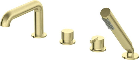 Bateria wannowa 4-otworowa z zestawem prysznicowym (BQS R14M) - Deante