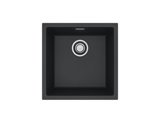 OMNI 20 G91 czarny (45x45) 1 kom. z syfonem sat. + ściereczka ALVEUS (1160048SCI)