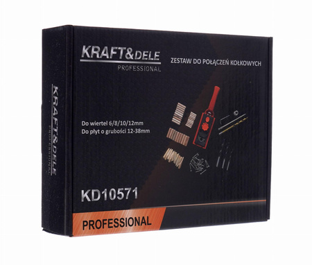 Kołkownica zestaw do połączeń kołkowych KD10571 - KRAFT&DELE