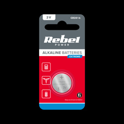 Bateria REBEL EXTREME CR2016 1szt/blist.