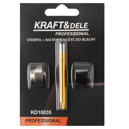 STEMPEL+MATRYCA DO NOŻYC DO BLACHY KD10035 - KRAFT&DELE
