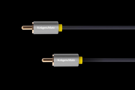 Kabel 1RCA-1RCA 1m Kruger&Matz Basic