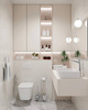 Zestaw WC podtynkowy 6 w 1 (CDYA6ZPW) - Deante