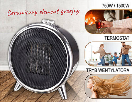 AD 7742 Grzejnik ceramiczny 1500 W