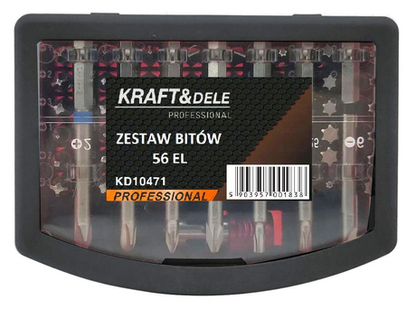 Zestaw bitów 56 el. KD10471 - KRAFT&DELE