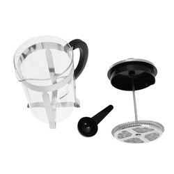 Zaparzacz tłokowy, szkło 0,80l Kingho KH-4838