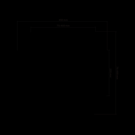 Uchwyt naścienny uniwersalny do LED TV (26-55") LP34-44F