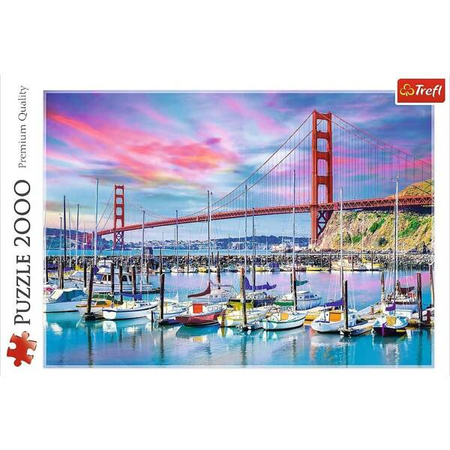 Puzzle 2000 elementów Golden Gate, San Francisco