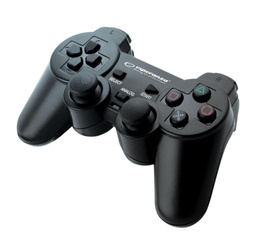 ESPERANZA GAMEPAD PS2/PS3/PC USB CORSAIR CZARNY