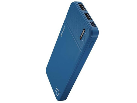 Power bank TRACER 10000 mAh 2A slim BLUE