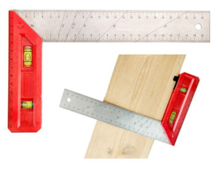 KĄTOWNIK Z POZIOMICĄ 250-603mm KD10726 - KRAFT&DELE