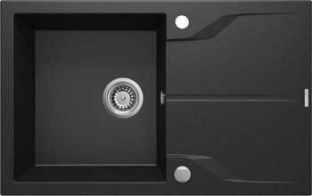 Zlewozmywak granitowy 1-komorowy z ociekaczem (ZQN G113) - Deante