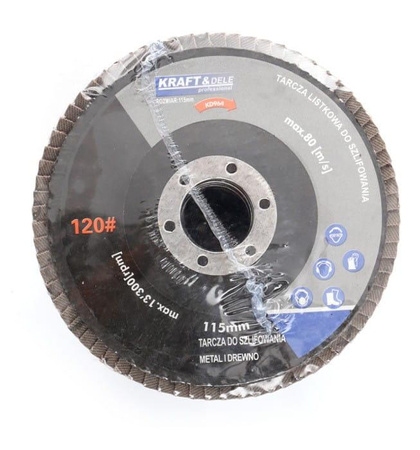 Komplet tarcz listkowych 10szt. 115mm P100 KD963 - KRAFT&DELE