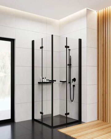 Drzwi prysznicowe systemu Kerria Plus 80 cm - składane (KTSXN42P) - Deante