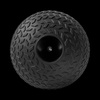 Mała piłka lekarska do ćwiczeń rehabilitacyjna Slam Ball 23cm 15kg, REBEL ACTIVE