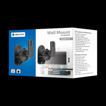 Uchwyt ścienny głośnikowy maks. obciążenie 3,5 kg