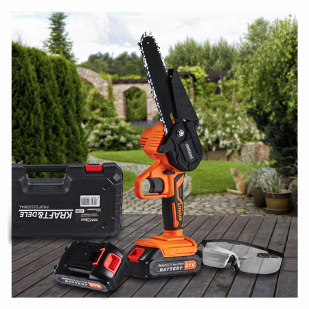 PIŁA ŁAŃCUCHOWA AKUMULATOROWA 6" 21V KD10626 - KRAFT&DELE