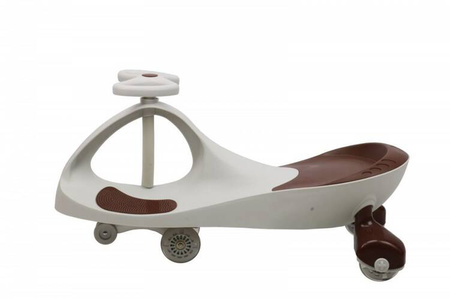 Jeździk Grawitacyjny Swing Car model 8097 Kauczukowe Koła LED szary-brąz