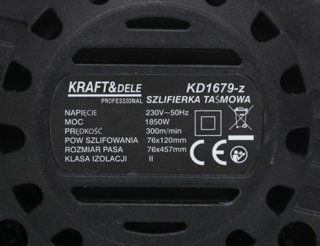 SZLIFIERKA TAŚMOWA KING SERIES KD1679-Z - KRAFT&DELE
