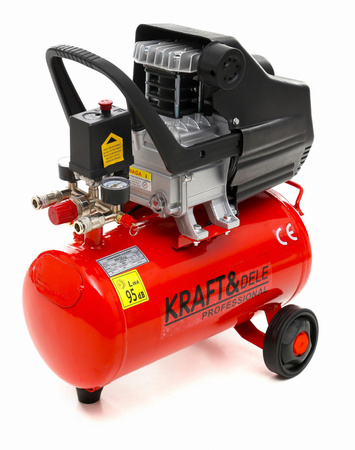 Kompresor Olejowy 24L KD400 + Zestaw 8w1 KD400-K3 - KRAFT&DELE