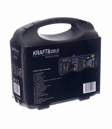 Zestaw narzędzi 117 el. w walizce KD10831 - KRAFT&DELE